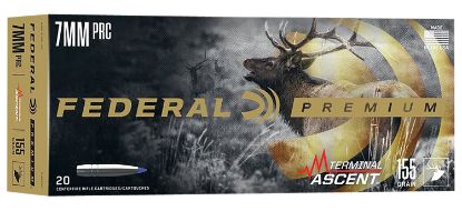 Picture of Federal P7prcta1 Premium Terminal Ascent 7Mm Prc 155 Gr Terminal Ascent 20 Per Box/ 10 Case 