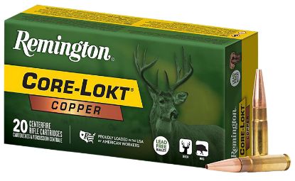 Picture of Remington Ammunition R27857 Core-Lokt Copper 300 Blackout 120 Gr Copper Hollow Point 20 Per Box/ 10 Case 