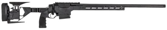 Picture of Seekins Precision 0011710109Blk Havak Hit Full Size 6Mm Gt 3+1 24" Black Threaded Barrel, Picatinny Rail Steel Receiver, Adjustable Folding Aluminum Chassis, Ar-Style Vertical Grip 