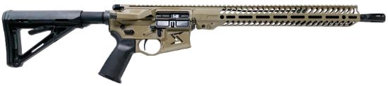 Picture of Seekins Precision 0011300073Fde Nx15 223 Wylde 30+1 16", Fde Rec/Handgaurd, Black Magpul Collapsible Carbine Stock & Grip, Nest Flash Hider, Timney Trigger, Ambi Controls 