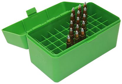 Picture of Mtm Case-Gard Rs5010 Ammo Box 223 Rem 204 Ruger Green Polypropylene 50Rd 