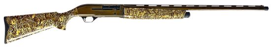 Picture of Mccoy Mc172701 1727 Field 12 Gauge Semi-Auto 3.5" 4+1 (2.75") 28", Bronze Distressed Barrel/Rec, Grass Camo Synthetic Furniture, Fiber Optic Sight, Includes Ext. Chokes 