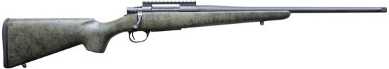 Picture of Howa Hcsl65crgrn M1500 Super Lite Full Size 6.5 Creedmoor 5+1 20" Blued Threaded Barrel, Blued Picatinny Rail Steel Receiver, Green W/Black Webbing Fixed Stocky's Synthetic Stock 