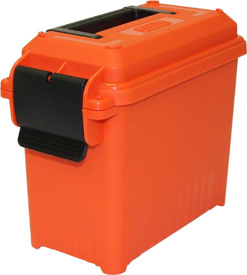 Picture of Mtm Case-Gard Ac30t35 Ammo Can Tall 30 Cal Orange Polypropylene 
