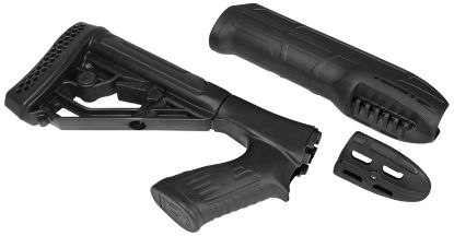 Picture of Adaptive Tactical At02000 Ex Performance Stock & Forend Black Synthetic, Fits Remington 870 12 Gauge 