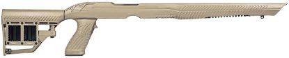 Picture of Adaptive Tactical 1081039E Tac-Hammer Rm4 Fde Synthetic, Adjustable Stock With Magazine Compartments, Removable Barrel Inserts, Stowaway Accessory Rail, Fits Ruger 10/22 (Most Barrel Contours) 