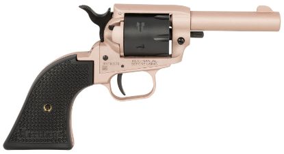 Picture of Heritage Mfg Bk22q3 Barkeep 22 Lr 6 Shot 3.60" Rose Gold Cerakote Barrel, Rose Gold Cerakote W/Black Accents Frame, Black Cerakote Cylinder, Black Star Polymer Grips 