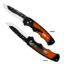 Picture of Accusharp 741C Replaceable Blade Razor 3.50" Folding Plain Stainless Steel Blade/Blaze Orange Ergonomic Anti-Slip Anodized Aluminum Handle/ Includes 2 Replacement Blades/Belt Clip 