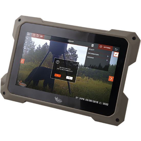 Picture of Wildgame Innovations Wgivw0009 Trail Pad Sd Card Viewer Brown 7" Touchscreen 32Gb X 2 