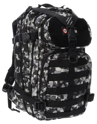 Picture of Gps Bags T1611bobgd Tactical Bugout Bag Backpack Gray Digital 600D Polyester 2 Handguns 