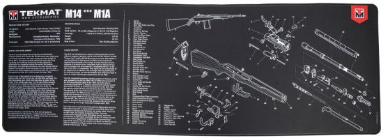 Picture of Tekmat Tekr44m14 M14 (M1a) Cleaning Mat M14 (M1a) Parts Diagram 15" X 44" 