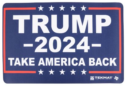 Picture of Tekmat Tekr17trump2024 Trump 2024 Take Back America Thermoplastic Fiber Top W/Vulcanized Rubber Back 17" X 11" 