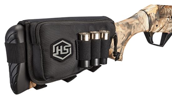 Picture of Hunters Specialties 01621 Buttstock Shell Holder Shotgun Holds 3 Rounds Black Polyester 