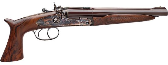 Picture of Davide Pedersoli 020S642410 Howdah Vintage 45 Colt (Lc)/.410 Gauge 2Rd 10.25" Octagon Barrel, Color Case Hardened Frame, Walnut Furniture, Double Trigger With Side-Lock Exposed Hammers 