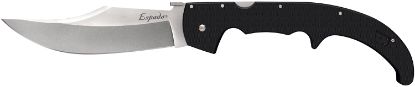 Picture of Cold Steel Cs62mgc Espada Xl 7.50" Folding Clip Point Plain Aus-10A Ss Blade/9.25" Black W/Polished Bolsters G10 Handle Includes Belt Clip 