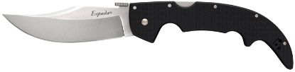 Picture of Cold Steel Cs62mgd Espada Large 5.50" Folding Clip Point Plain S35vn Ss Blade/6.75" Black W/Polished Bolsters G10 Handle Includes Belt Clip 