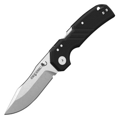 Picture of Cold Steel Csfl30dplcs35 Engage 3" Folding Clip Point Plain Satin S35vn Ss Blade/4.11" Black G10 Handle Includes Belt Clip 