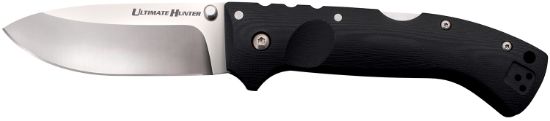 Picture of Cold Steel Cs30u Ultimate Hunter 3.50" Folding Drop Point Plain American S35vn Blade/5" Black G10 Handle Includes Belt Clip 