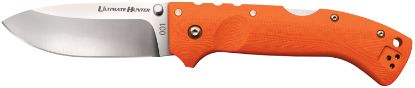 Picture of Cold Steel Cs30ury Ultimate Hunter 3.50" Folding Drop Point Plain American S35vn Blade/5" Orange G10 Handle Includes Belt Clip 