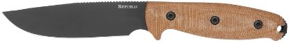 Picture of Cold Steel Csfx50fld Field Survival Knife 5" Fixed Plain Cpm S30v Ss Blade/ 5" Natural Linen Canvas Micarta Handle Includes Sheath 