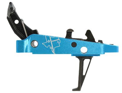 Picture of Cmc Triggers 47403 Drop-In Trigger Group 2.0 Single-Stage Flat With 2.50 Lbs Draw Weight, Black With Blue Housing, Fits Ak-47 