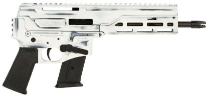 Picture of Diamondback Db1614l401 Dbx Cf 5.7X28mm 8" 20+1, Battleworn Storm Tropper White Rec, Picatinny End Cap, Black Magpul K Grip 