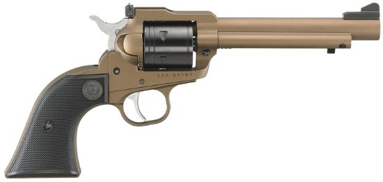 Picture of Ruger 2034 Super Wrangler 22 Lr/22 Wmr 6 Shot 5.50" Bronze Cerakote Barrel & Frame, Black Cylinder W/Black Checkered Polymer Grips 