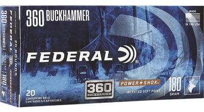 Picture of Federal 360Bhas Power-Shok Buckhammer 360 Buckhammer 180 Gr 20 Per Box/ 10 Case 