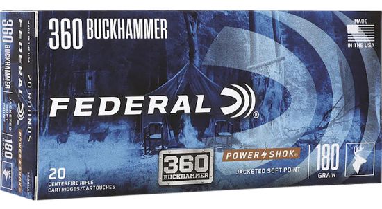 Picture of Federal 360Bhas Power-Shok Buckhammer 360 Buckhammer 180 Gr 20 Per Box/ 10 Case 