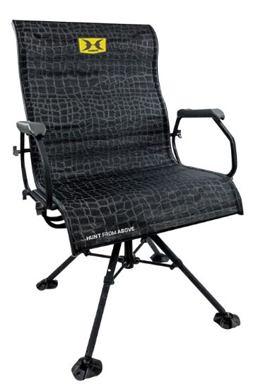 Picture of Hawk Hwk-3115 Big Denali Blind Chair Folding Black Mesh 