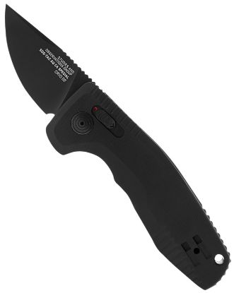 Picture of S.O.G Sog12250157 Prohen Xr 3.35" Folding Drop Point Plain Black Tini Cryo D2 Steel Blade, Black Textured G10 Handle 