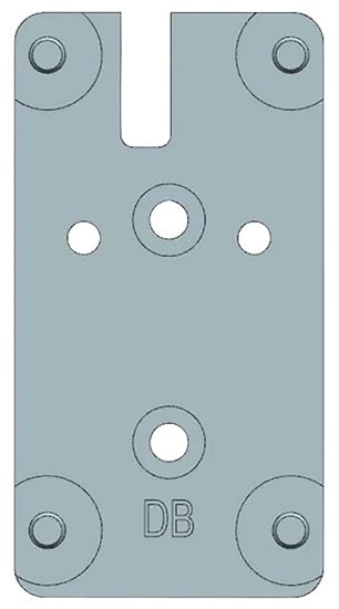 Picture of Beretta Usa Eus03050 90/92 Silver, Fits Beretta 90/92 Rdo Burris Fastfire/Vortex Venom/Docter Pattern Footprint Mount 