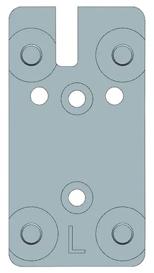 Picture of Beretta Usa Eus03051 90/92 Silver, Fits Beretta 90/92, Rdo Leupold Pattern Footprint Mount 