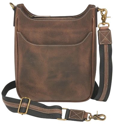 Picture of Gtm Gtm-Czy/17 Crossbody Mail Pouch Brn