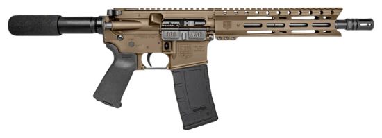 Picture of Diamondback Db1915b061 Db15 300 Blackout 28+1 10", Fde, Carbon Lower, 9" M-Lok Handguard, Black Padded Buffer Tube/Magpul Grip 