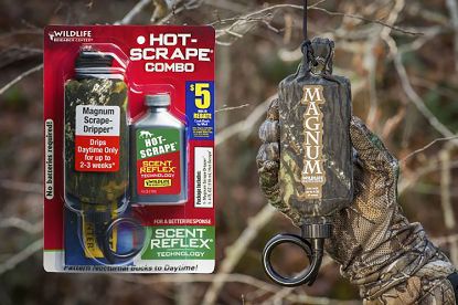 Picture of Wildlife Research 386 Magnum Scrape-Dripper Golden Combo 4 Oz Dripper Deer 