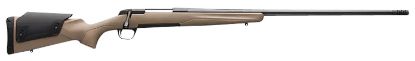 Picture of Browning 035580299 X-Bolt White Gold Medallion 6.8 Western 3+1 24" Satin Stainless/ 24" Octagon Barrel, Satin Stainless Steel Receiver, Maple Wood Stock 