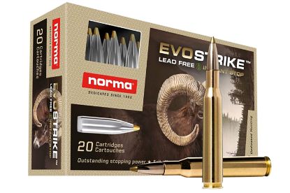 Picture of Norma Ammunition 20168972 Dedicated Hunting Evostrike 270 Win 96 Gr Polymer Tip Boat Tail 20 Per Box/ 10 Case 