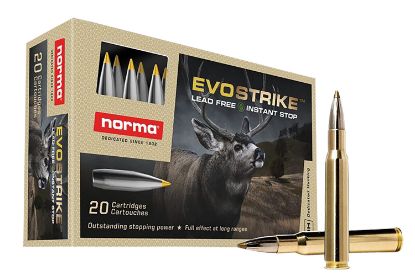 Picture of Norma Ammunition 20177342 Dedicated Hunting Evostrike 30-06 Springfield 139 Gr Polymer Tip Boat Tail 20 Per Box/ 10 Case 