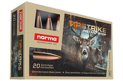 Picture of Norma Ammunition 20171222 Dedicated Hunting Tipstrike 280 Rem 160 Gr Polymer Tip 20 Per Box/ 10 Case 