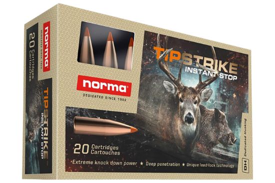 Picture of Norma Ammunition 20171222 Dedicated Hunting Tipstrike 280 Rem 160 Gr Polymer Tip 20 Per Box/ 10 Case 