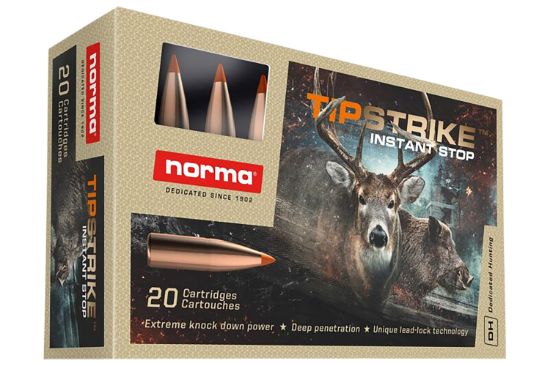 Picture of Norma Ammunition 20174352 Dedicated Hunting Tipstrike 308 Win 170 Gr Polymer Tip 20 Per Box/ 10 Case 