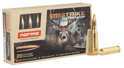 Picture of Norma Ammunition 20166512 Dedicated Hunting Tipstrike 6.5 Creedmoor 140 Gr 20 Per Box/ 10 Case 