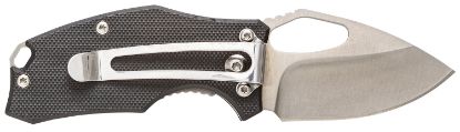 Picture of Smiths Products 51119 Lil Choncho 2.20" Folding Drop Point Plain Polished 400 Ss Blade/Black G10 Handle Includes Pocket Clip 
