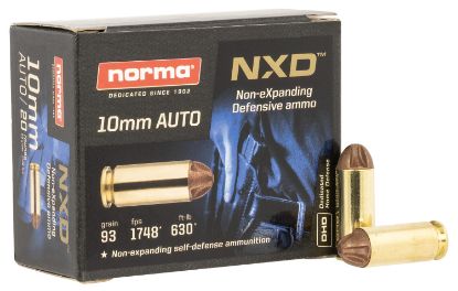 Picture of Norma Ammunition 611340020 Self Defense Nxd 10Mm Auto Nxd 20 Per Box/ 10 Case 