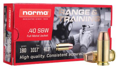Picture of Norma Ammunition 611440020 Self Defense Nxd 40 S&W 180 Gr 20 Per Box/ 10 Case 