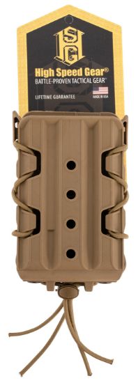 Picture of High Speed Gear 162R01cb X2r Taco V2 Mag Pouch Double, Coyote Brown Polymer, Belt Clip/Molle U-Mount, Compatible W/ Ar/Ak Rifle Mags 