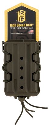 Picture of High Speed Gear 162R01od X2r Taco V2 Mag Pouch Double, Od Green Polymer, Belt Clip/Molle U-Mount, Compatible W/ Ar/Ak Rifle Mags 