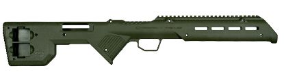 Picture of Desert Tech Trk22grn Trek-22 Rifle Chassis Od Green Synthetic, Fixed Bullpup, Fits Ruger 10/22, 26.75" Oal 