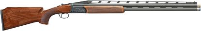 Picture of Rizzini Usa 26011232 Br110 Sporter Ips Over/Under 12 Gauge 2Rd 32" Chrome Lined Xl Back Bored, Adj. Vent Rib, Matte Gray Barrel/Rec, Grade Ii Turkish Walnut Stock W/Adj Comb, 5 Ext. Chokes 